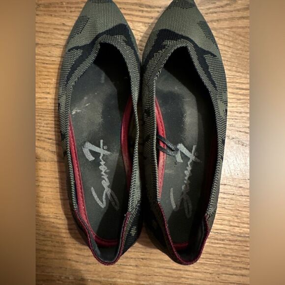 Seven7 Camo Knit Flats Size 8 - Picture 5 of 10